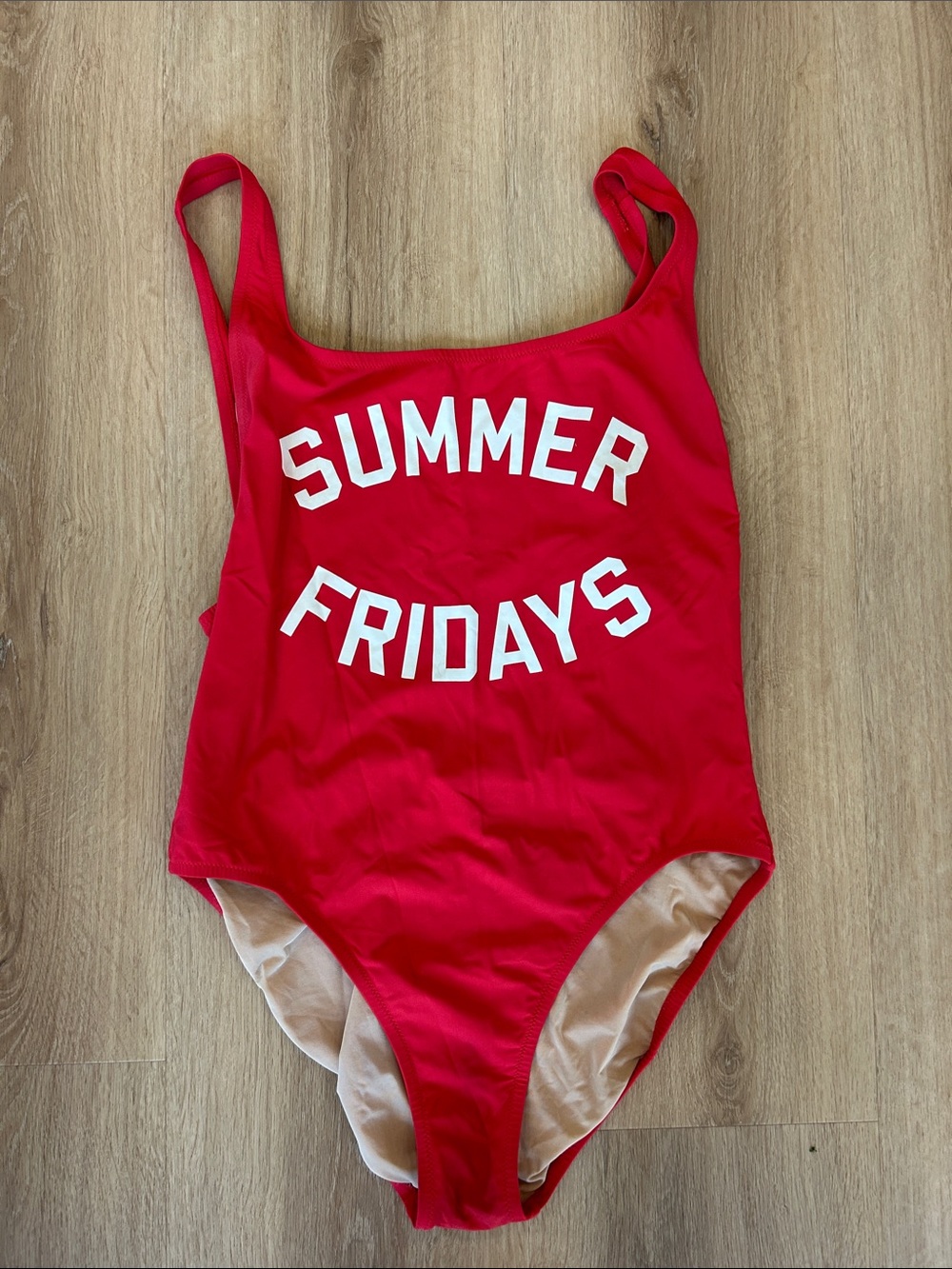 J crew Red 'Summer Fridays' One-Piece Swimsuit